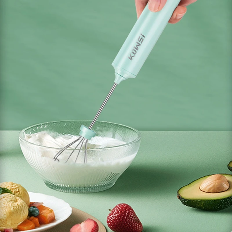 M2EE เครื่องผสมมือไฟฟ้าล้างทำความสะอาดได้สำรองที่สามารถถอดได้แบบพกพาเค้กผสมเบเกอรี่ผสมแป้งผสมสำหรับ Home Kitchen