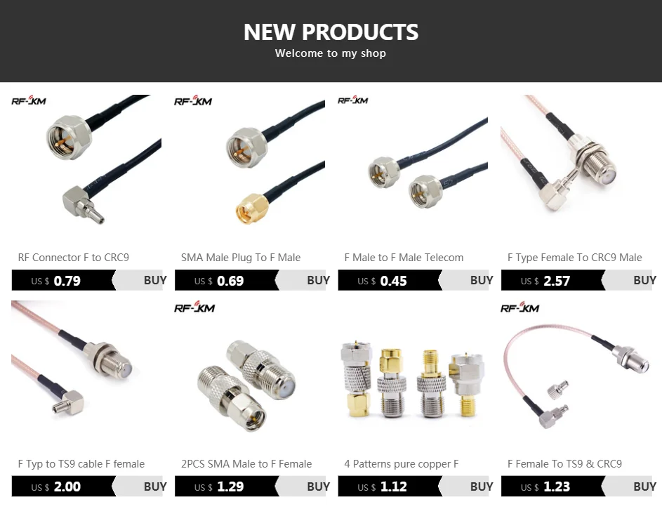 RF Coaxial Connector Adapter Kabel TV Weiblichen mcx Männlichen Antenne Zopf IEC WEIBLICHE RF Coaxial Connector Adapter Kabel 15CM – Detail 1