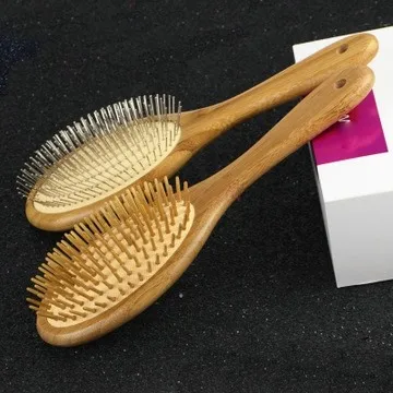 Custom Comb Wood Needle Steel Needle Bamboo Airbag Air Cushion Scalp Massage Comb Health Hair Hair Wooden Comb Sale