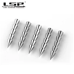LSP New Nail Pagoda Fishing Sinker Small Thin Worm Weights Sinkers Fishing Tackle Insert Into Soft Plastic Lures 0.3g