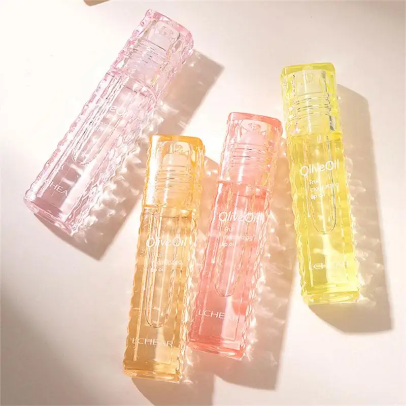 Huile pour les lèvres, baume Transparent pour filles, 6 parfums, réparation hydratante durable, Peeling des lèvres craquelées, soins, TSLM1