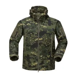 Hunting jacket Brand Clothing Autumn Men's Military Camouflage Fleece Jacket Army Tactical Clothing Multicam Male Camouflage