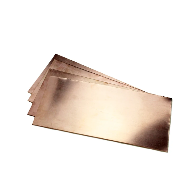 1Pcs Beryllium Bronze Sheet  Plate Length 100mm 200mm Guillotine Cutting Thick 0.5-2mm C17200 For DIY Material