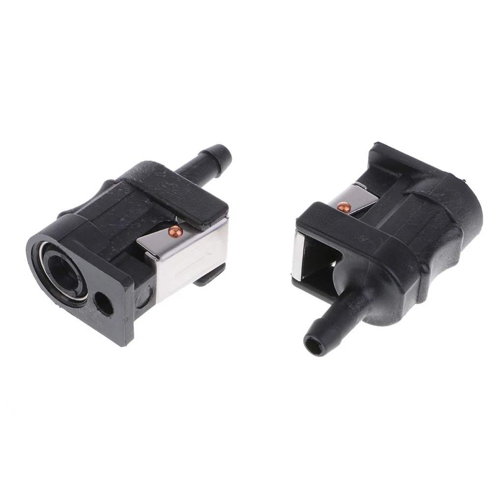 2pcs boat engine Female Quick Connector Fuel Line Connector Pipe Adapter for Yamaha Outboard Motors 5/16 inch Fuel Hose Fitting