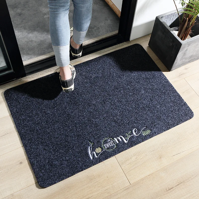 Simple Dirt-resistant Indoor Doormat Scrape Wear Resistant Non Slip Door Mat for Front Door Inside Floor Entrance Rug Drop Ship