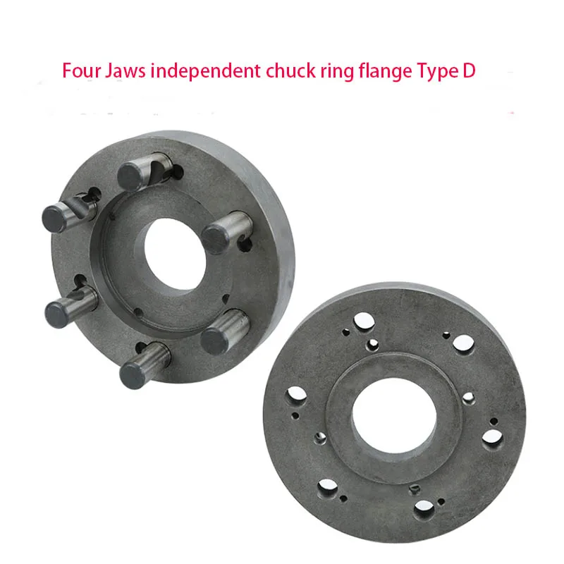 

4 Jaws Type D Ring Flange Of Four Jaws Chuck For CNC Machine K72 200-C5 200-C6 250-C6 250-C8 320-C6 Flange Transition Plate