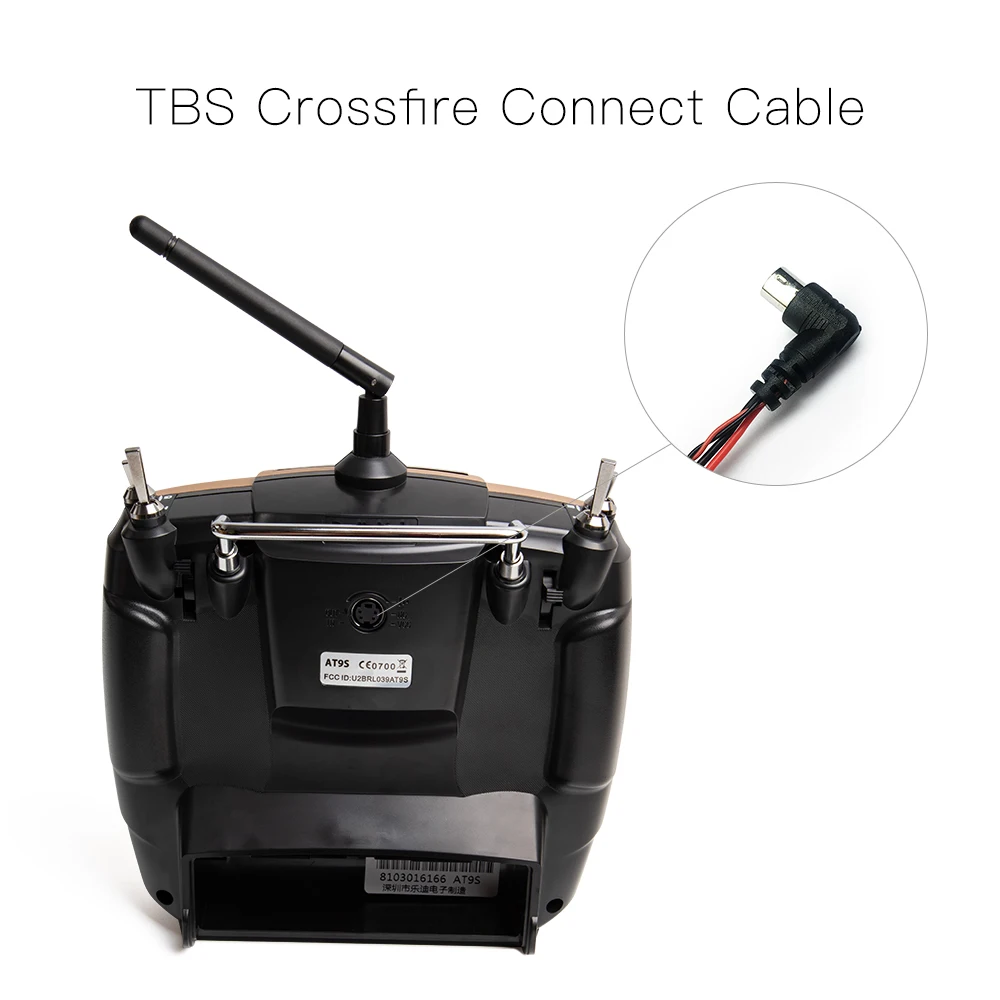 Radiolink TBS Crossfire Connect Cable for Racing Drone AT9S Pro 12CH RC Transmitter Controller