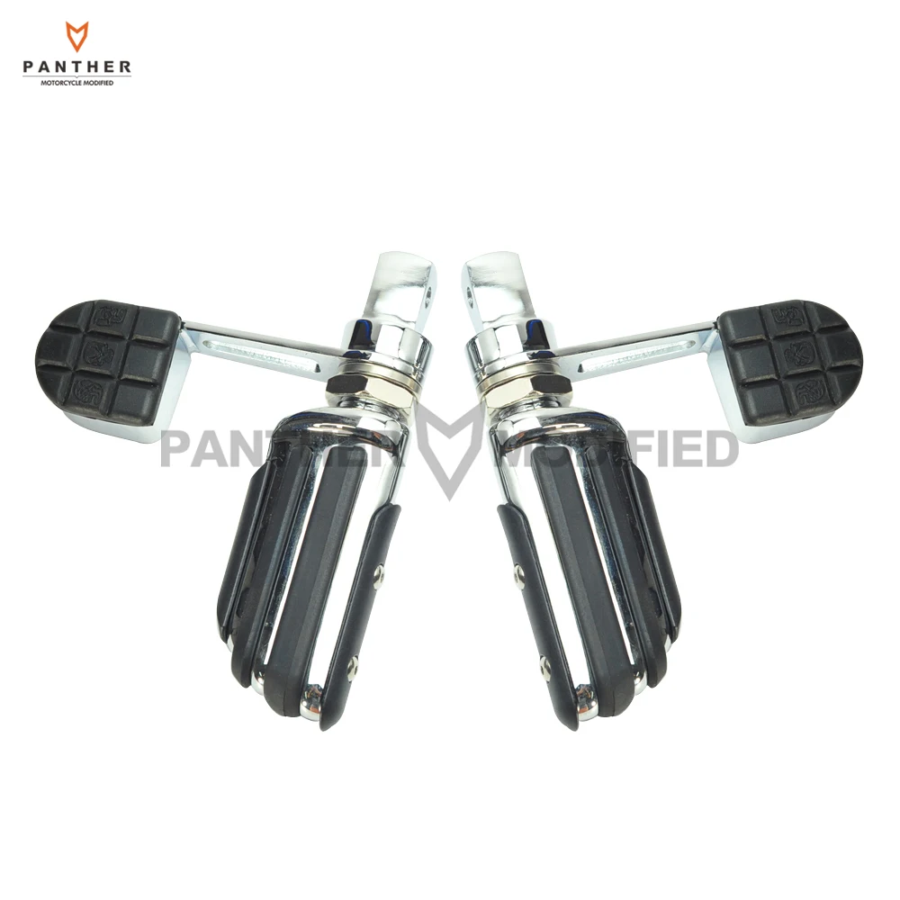 

Chrome Motorcycle Foot Pegs Footrest Heel Stirrup Moto Foot Rest case for Honda VTX 1300 VTX1800 2002 2003 2004 2005 2006-2011