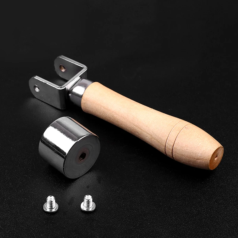 Fenrry 26/60/100mm Press Edge Roller Leather Craft Glue Laminating Tool Leather Edge Creaser DIY Smoother Steel Iron Roller