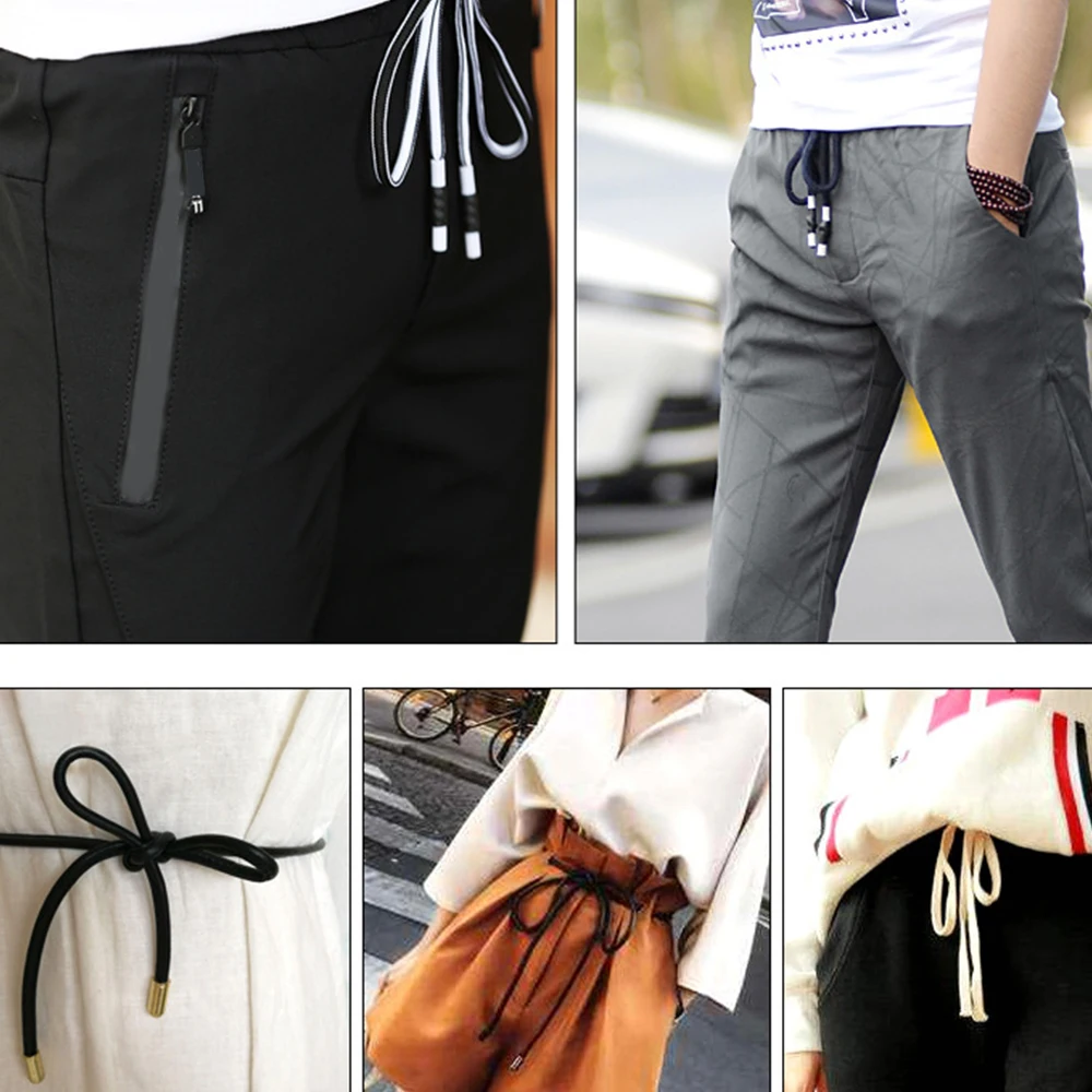 DIY Sewing Jackets Coats Sweatpants Drawstring Strap Rope Cords Craft Hoodies Thread Shoes Band Rope Belt Waist Rope