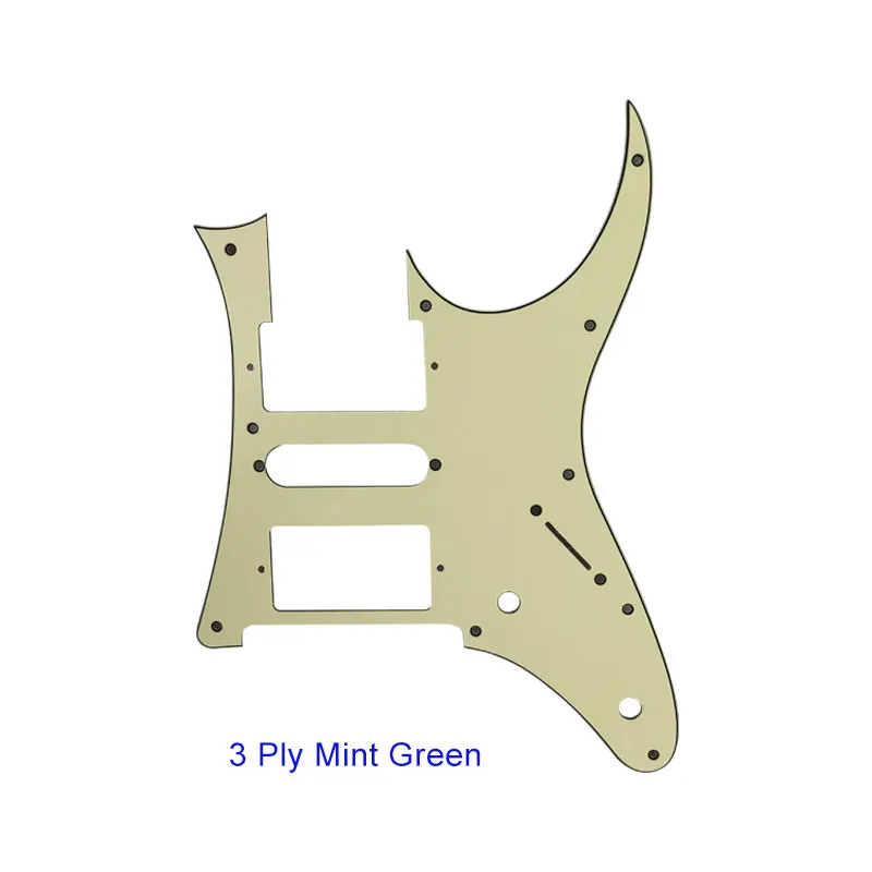 Xinyue Guitar Parts - For 10 Hole Screws MIJ Ibanez RG 2550Z Guitar Pickguard Humbucker HSH Pickup Scratch Plate,Many Colors