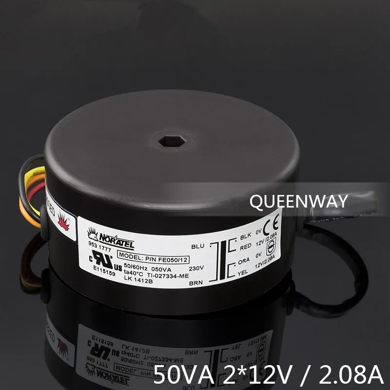 T-019 Double 12V 20W 20VA 2.08A NEW NORATEL Sealing Toroidal Transformer   Primary Rated Voltage  0-230V   50/60Hz