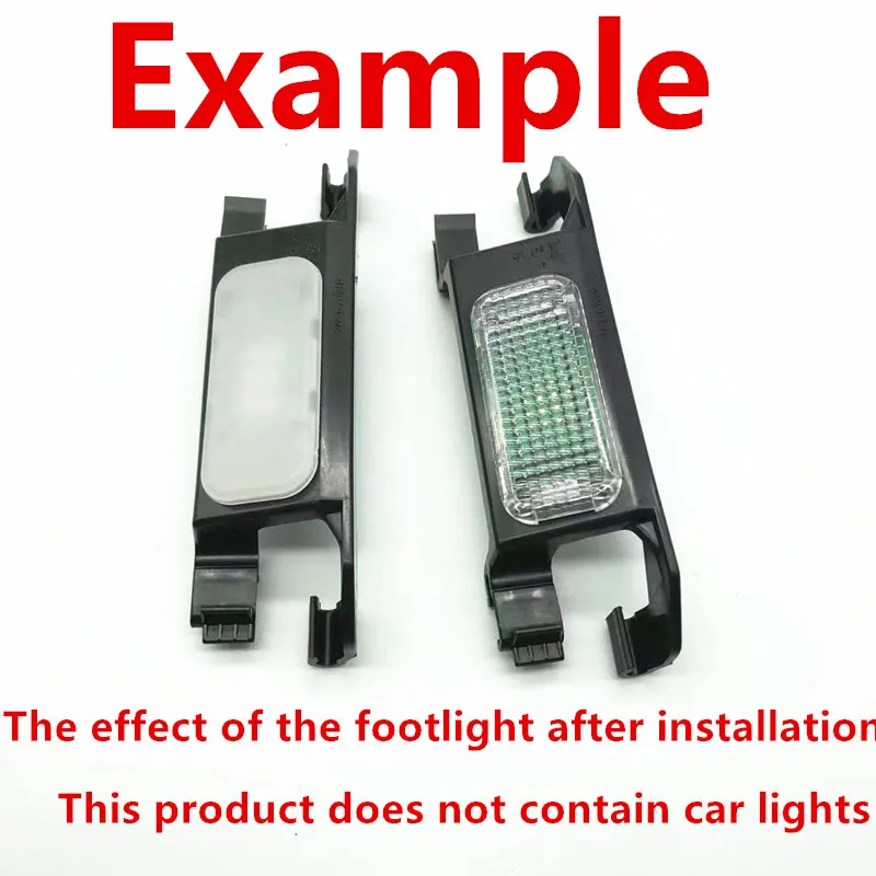 2pcs car rear multicolor light led footwell light Bracket lamp holder for vw Golf 8 MK8 2021 2022 For Audi 5HG947307 5HG 947 307