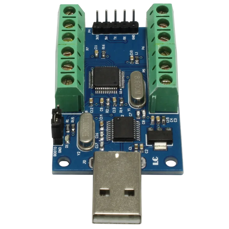 USB Interface 10 Channel 12-Bit ADC Data Acquisition STM32