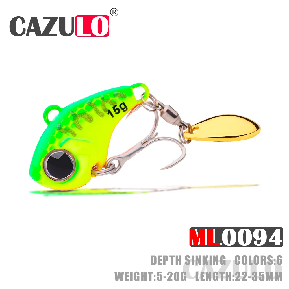 

Fishing Accessories Lure Vibration Weights 5-20g Iscas Artificiais Sinking Winter Fishing Wobblers Spoon Peche A La Carpe Leurre