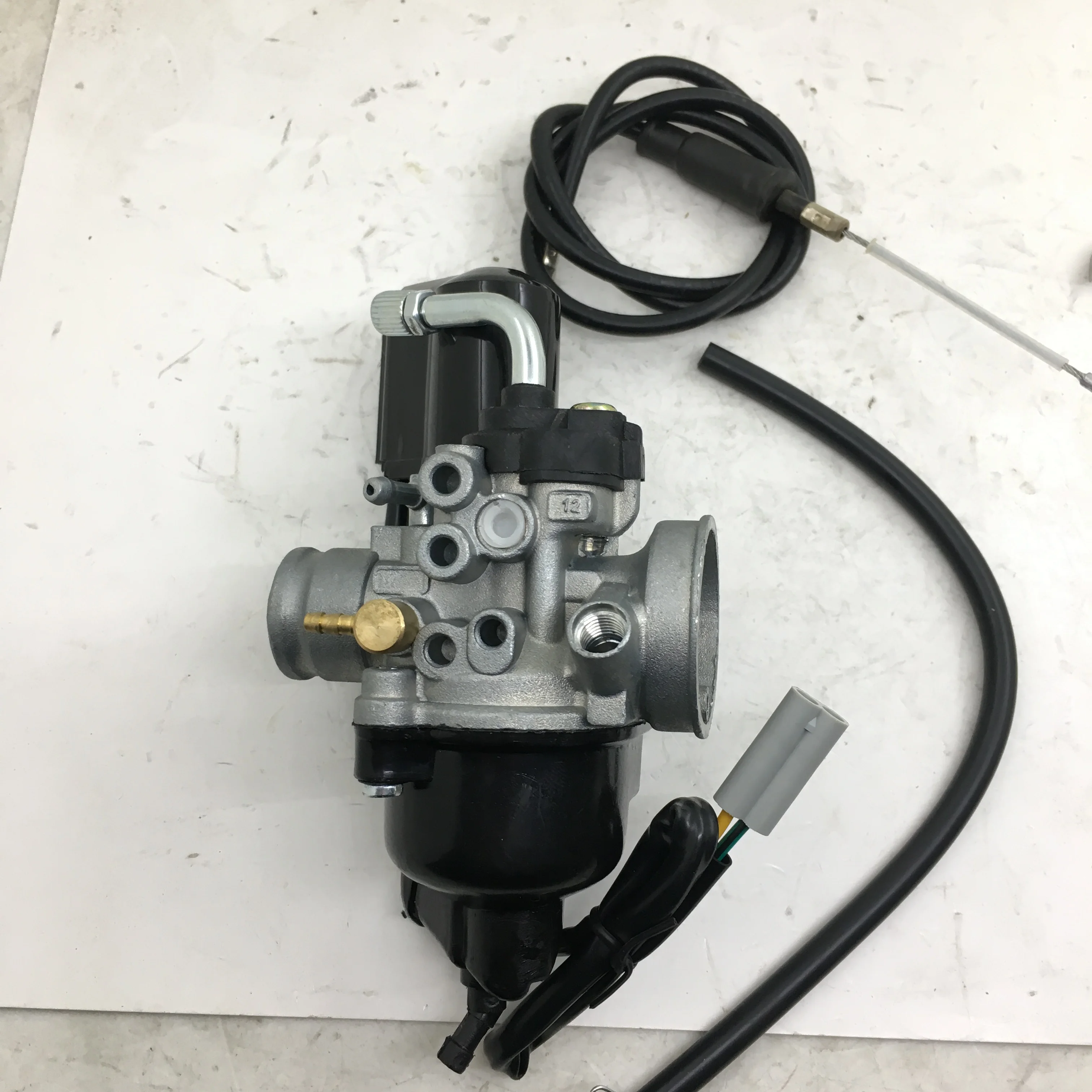 SherryBerg carby Carburettor for Dellorto 12 Phva phva12 with Starter Electrical/Electric for Piaggio Typhoon NRG  vegaser carb