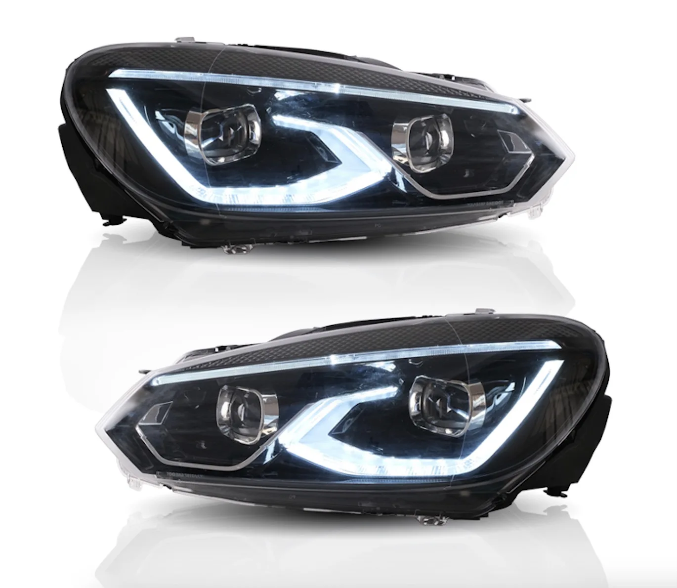 Factory Golf 8 Style Wholesales with Sequential Signal Headlights Assembly 2008-2013 Front Light for VW Golf 6 MK6