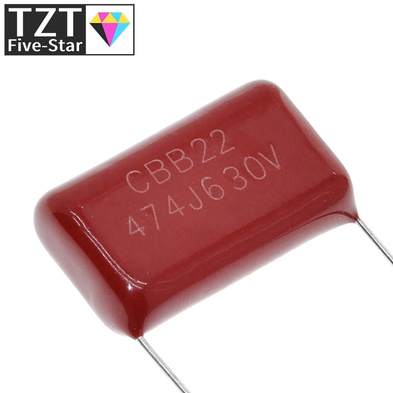 10/30 Stück 630V474J 0,47UF 470NF Abstand 20MM 630V 474 CBB Polypropylen-Folienkondensator – Detail 6