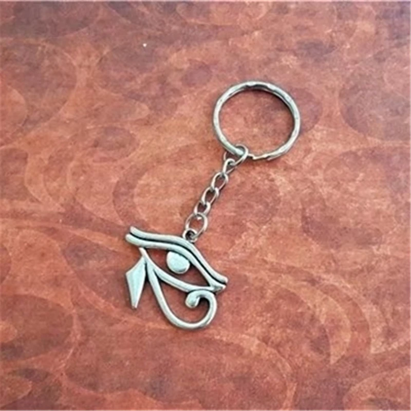 Eye of Horus Keychain Keyring, Eye of Ra Gift, Egyptian Eye, History Fan Gift, Egypt Travel Charm, Egyptian God Key chain