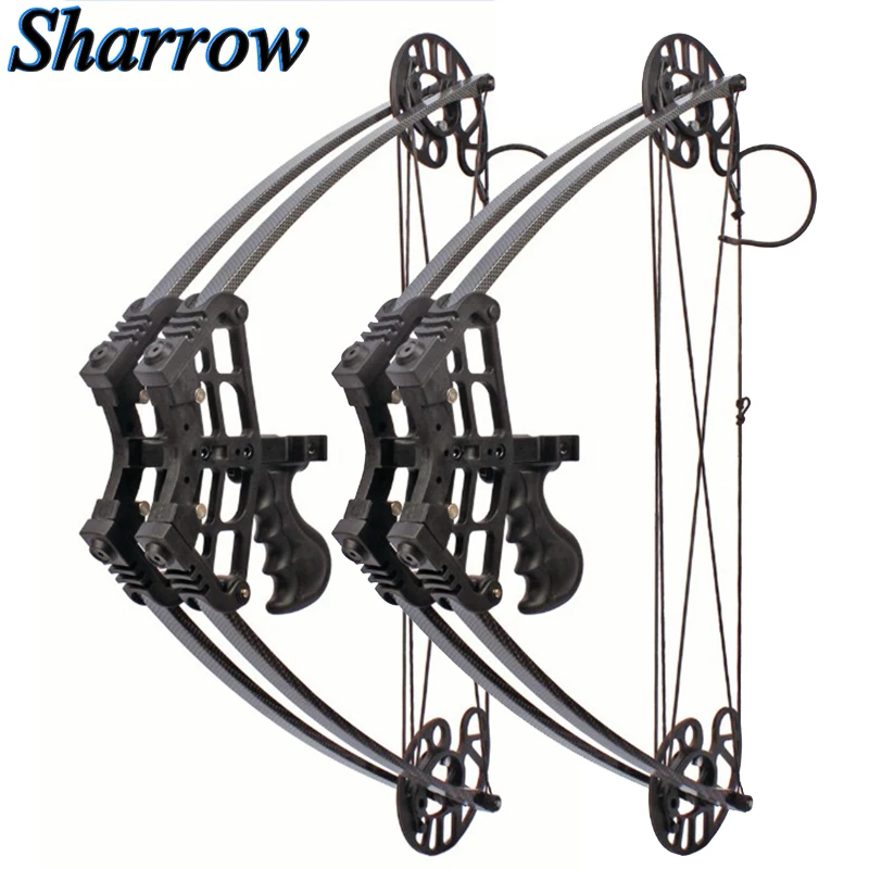 JUNXING M109 Compound Bow Steel Ball Bow 40lbs IBO350FPS Mechanical Pulley Bow Slingshot Hunting Shooting Archery Accessory