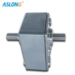 dual shaft right angle worm geared box double-axis gearbox reducer for speed-down reductor 6mm shaft to reduction motor A5840