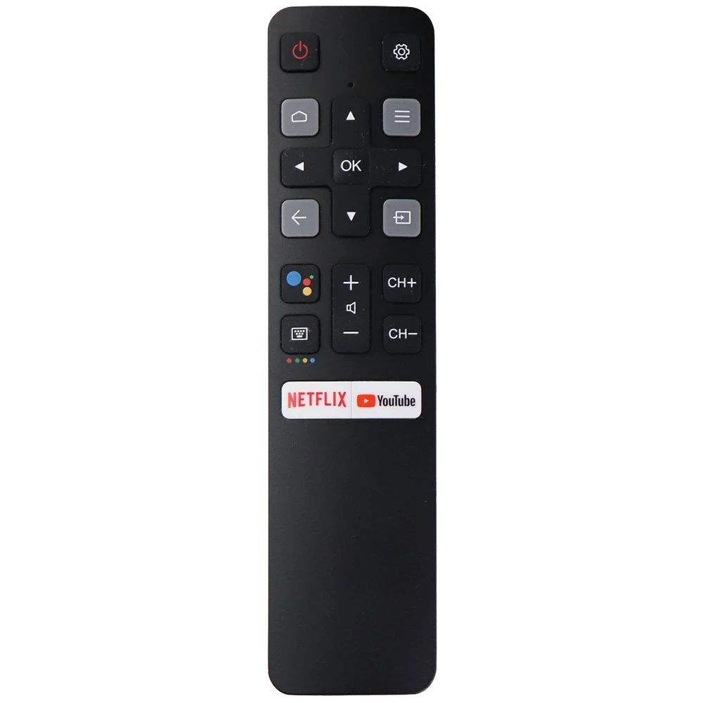 New Original RC802V FNR1 / RC802V FUR6 For TCL Android Smart TV Voice Remote Control 49P30FS 65P8S 55C715 49S6800 43P615 55C645