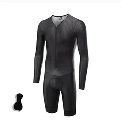 men's Fashion Clothes Swimwear Cycling Triathlon Sets Sleeveless Ciclismo Bicycle  Jumpsuit Kits