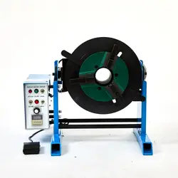 50KG HD-50 Welding Positioner Welding Turntable With WP200 Lathe Chuck 65mm center hole