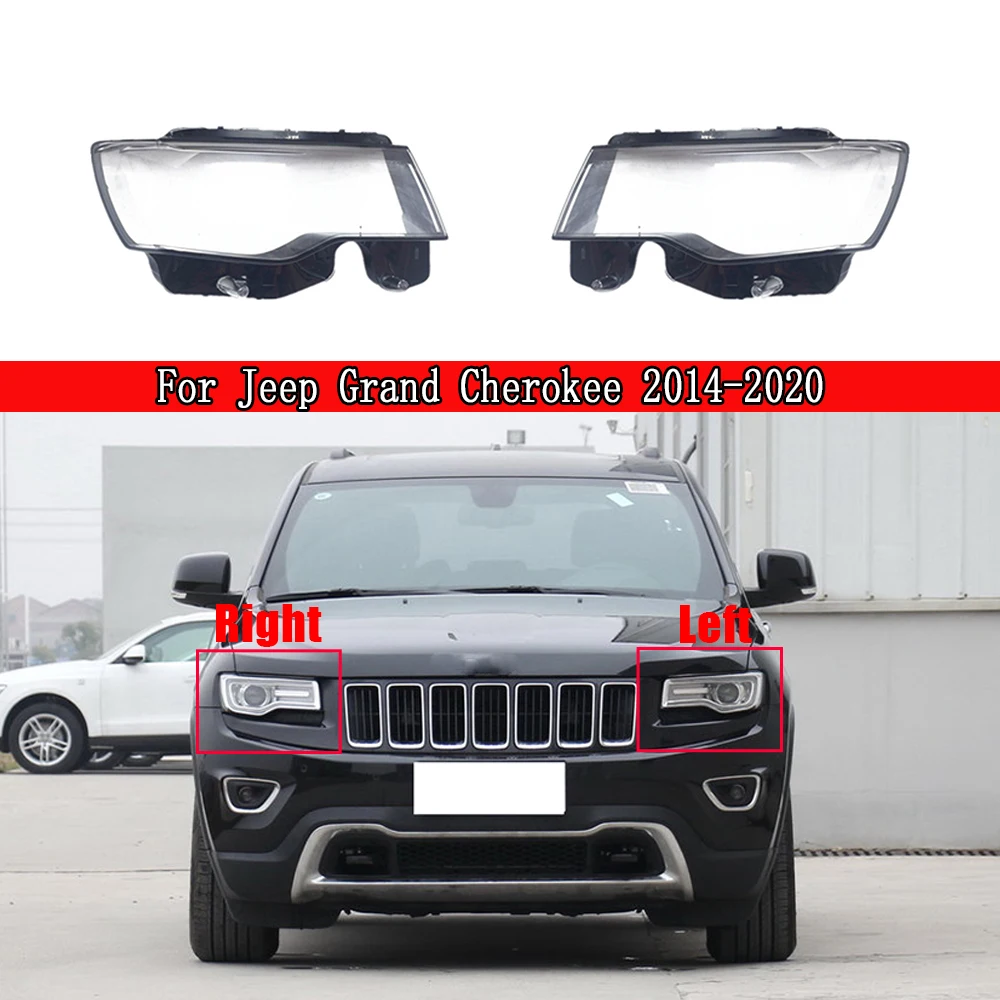 

Car Headlight Shell Lamp Shade Transparent Cover Headlight Glass Headlamp Lens Cover For Jeep Grand Cherokee 2014~2020