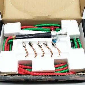 طقم الشعلة الصغيرة Goldsmith ، معدات أدوات المجوهرات ، آلة لحام المجوهرات ، أداة صنع مجوهرات شعلة البروبان ، 1 مجموعة من 5 نصائح أعلى 6 مبيعات شعلة غولدسميث - رقم 2