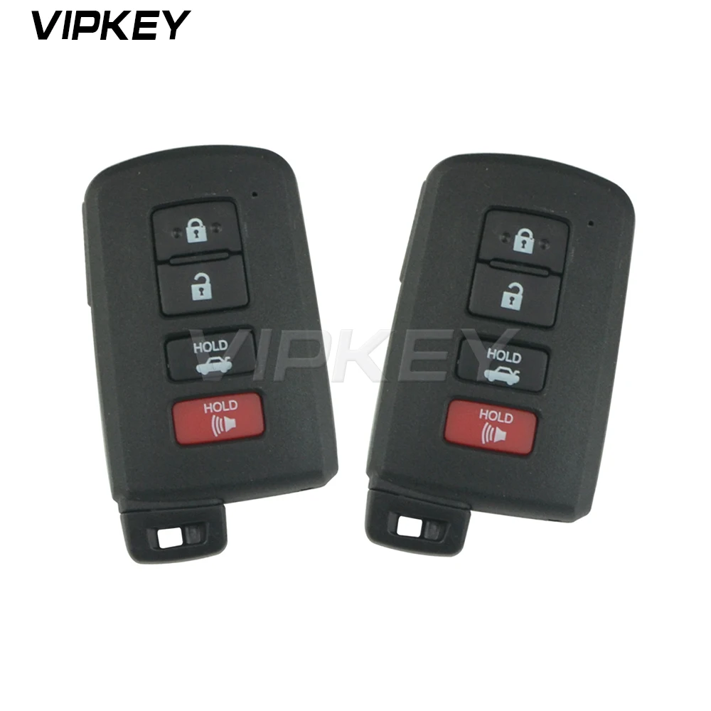 Remtekey 2 szt. Inteligentne etui na klucz obudowa 4 przycisk HYQ14FBA dla Toyota Avalon Camry Corolla 2012 2013 2014 2015 Remtekey