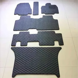 Custom full set car floor mats for Honda STEP WGN stepwagon RG1 RG3 RK1 RK5 RP1 RP3 RP5 7 8 seats 2020-2005 waterproof carpets