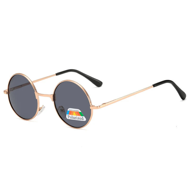 Cycling Glasses Classic Retro Round Frame Metal Polarized Sunglasses Men Women Sports Beach Travel Sun Glasses Goggles Outdoor