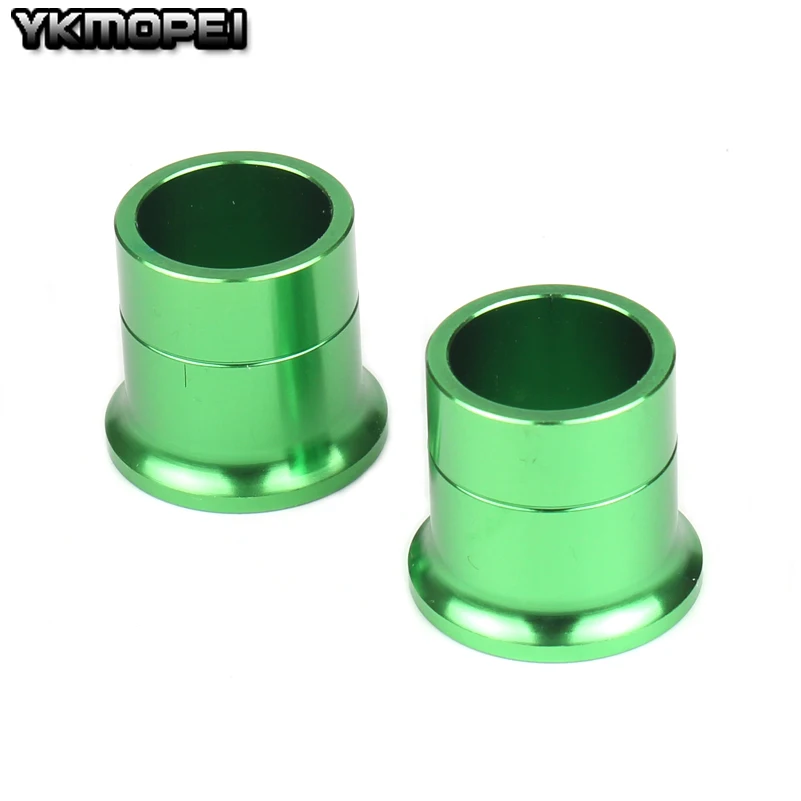 CNC Billet Front Wheel Hub Spacers For KX125 KX250 06-08 KXF250 KXF450 06-14 Motorcross Motorcycle Enduro Dirt Bike Off Road