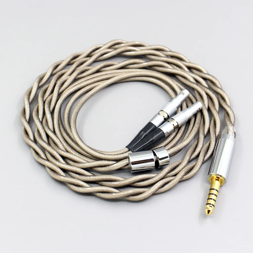 

Earphone Cable For Ultrasone Veritas Jubilee 25E 15 Edition ED 8EX ED15 2 core 7n Litz OCC Type6 756 core Silver Plated 7839
