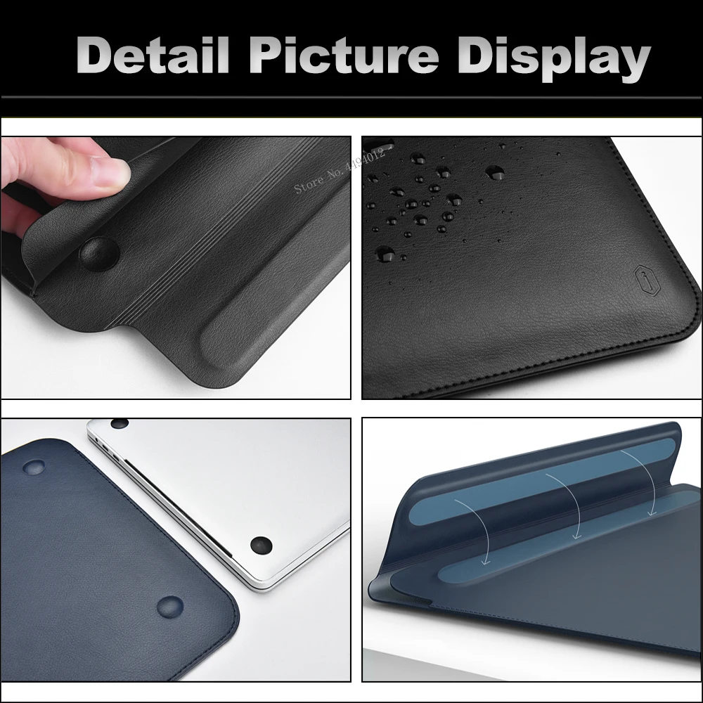 Imagem -02 - Bolsa de Luva do Portátil Ultra-slim Macbook Air 13 Case A2337 Macbook Pro 13 m1 Capa Pro 16 12 15 14 2023