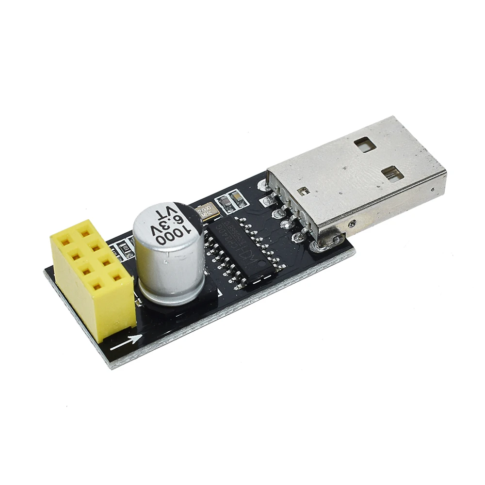 CH340 USB to ESP8266 ESP-01 Wifi Module Adapter Computer Phone Wireless Communication Microcontroller for Arduino