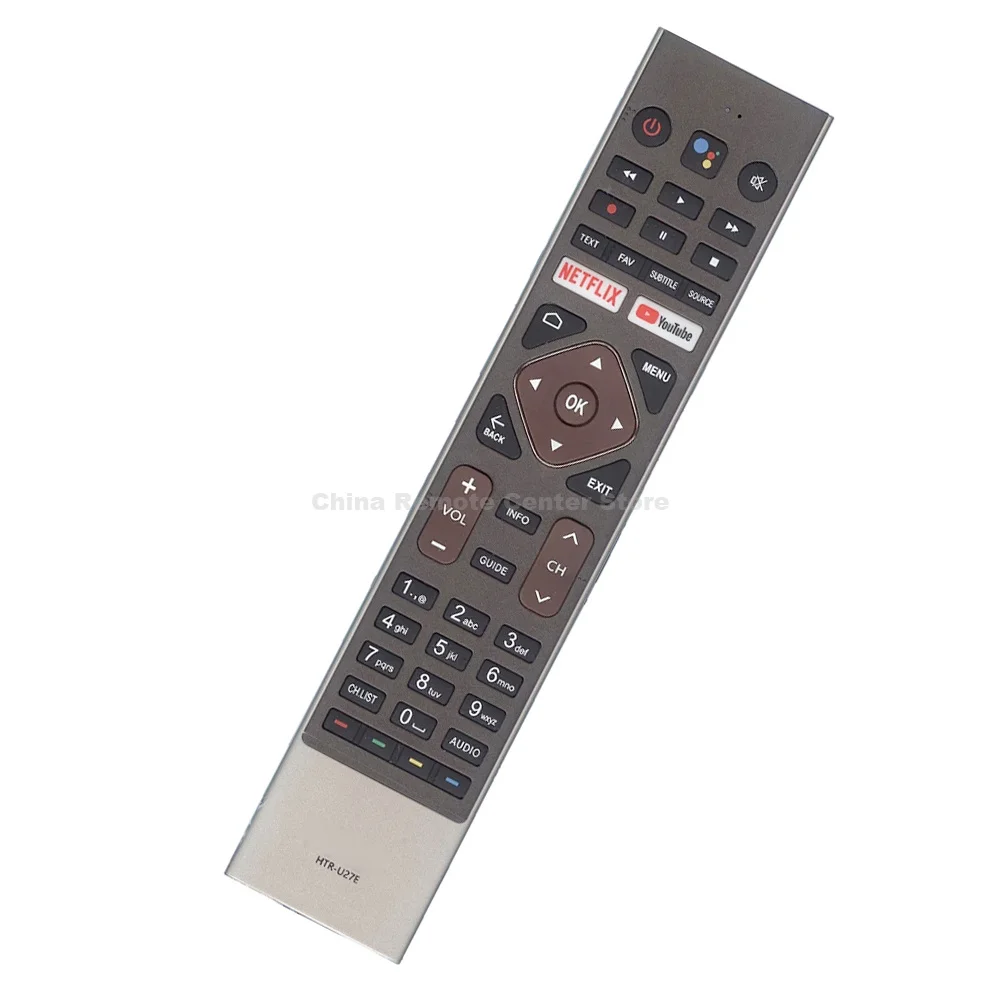 الأصلي صوت التحكم عن بعد HTR-U27E ل هاير SmartTV LE32K6600SG LE43K6700UG LE50K6700UG LE50U6900UG LE55K6700UG LE65S8000UG