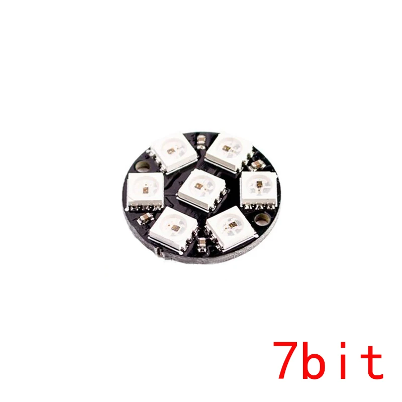 4 8 12 16 channel WS2812 WS2812B WS 2811 5050 RGB LED Lamp Panel Module 5V 1Bit 4Bit 8Bit 12Bit 16Bit 24Bit Rainbow LED Precise