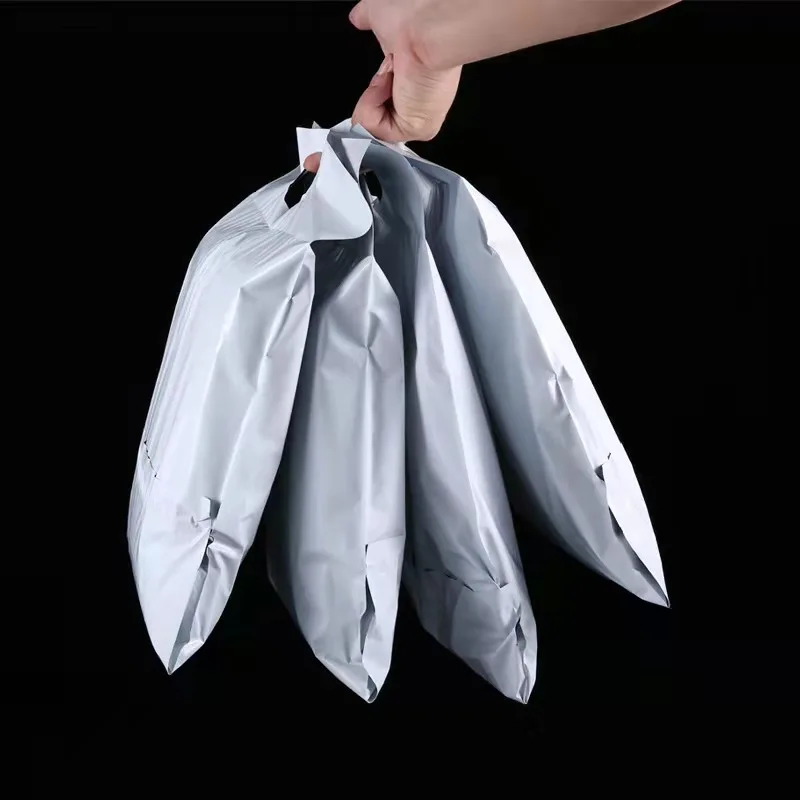 50Pcs/Pack White Tote Express Bag Thicken Waterproof Self Adhesive Seal Pouch Mailing Bags Gift Packaging Bag Poly Mailer Bags