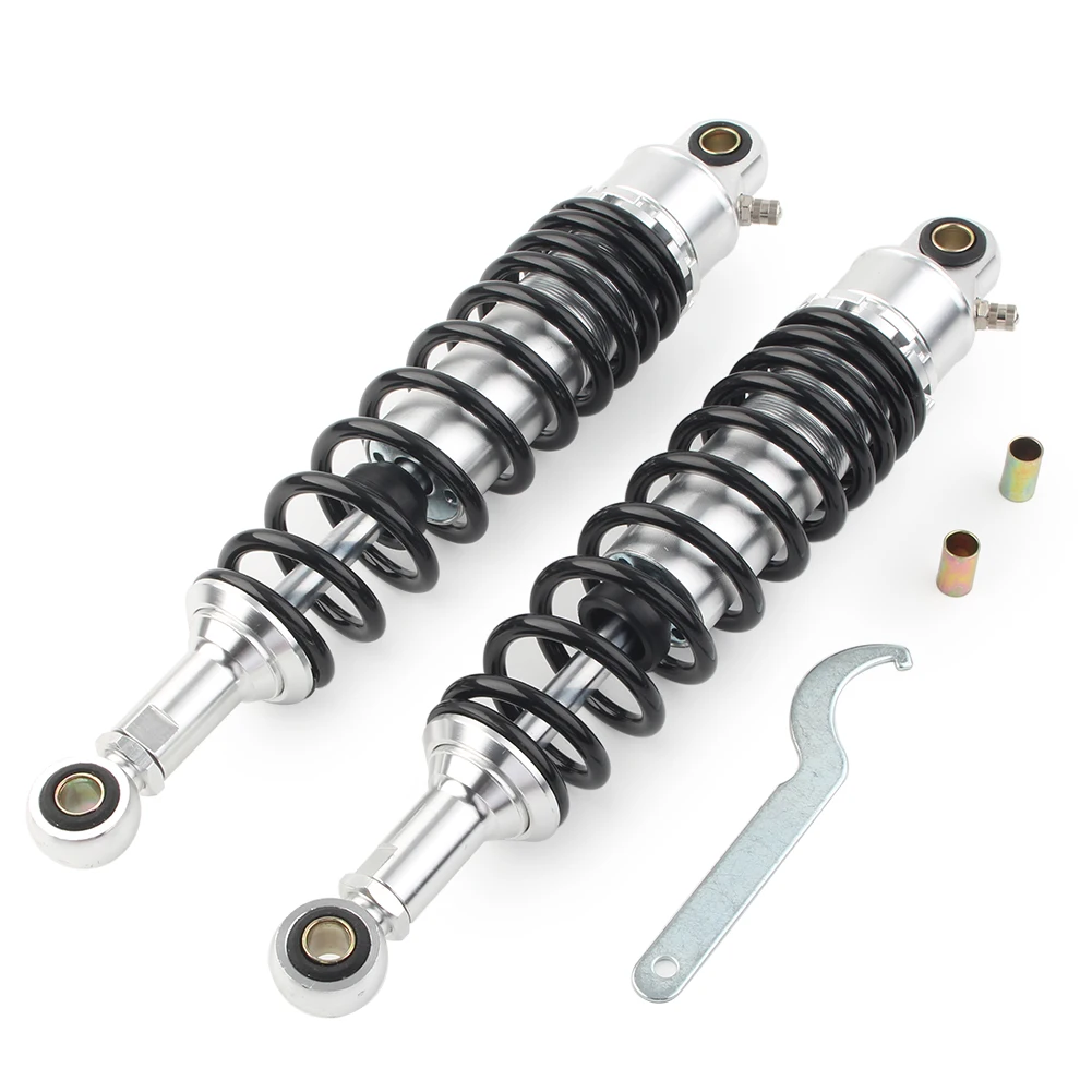 2x 340mm Motorbike Suspension Rear Shock Absorber for Yamaha TY125 TY250 DT400 SRV250 Universal