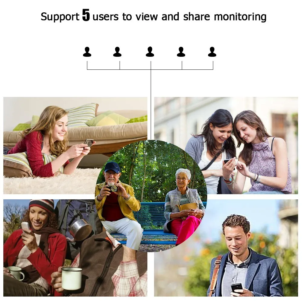 1080P Home Camera IP Security Surveillance Wireless Night Vision Motion Detection