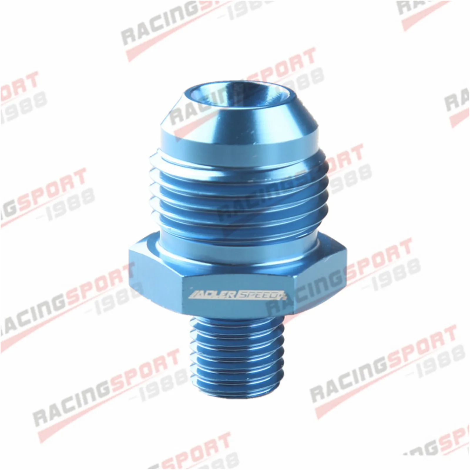 

Aluminum Male -10 AN 10AN AN10 Flare To M12x1.5 Metric Straight Fitting Blue