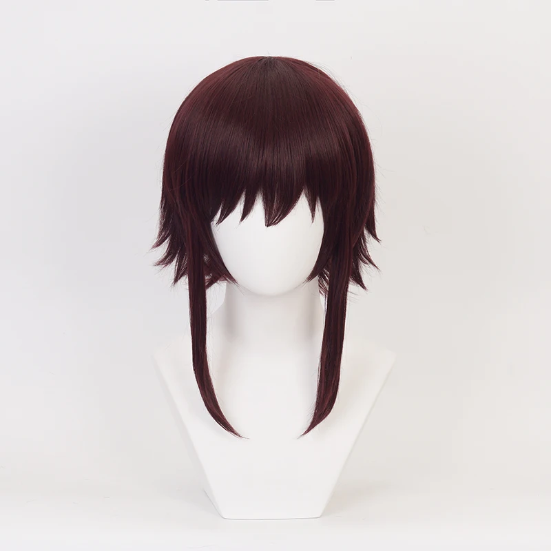 

KonoSuba God's Blessing on this Wonderful World Megumin Cosplay Wig Dark Red Brown Heat Resistant Synthetic Hair Wigs + Wig Cap