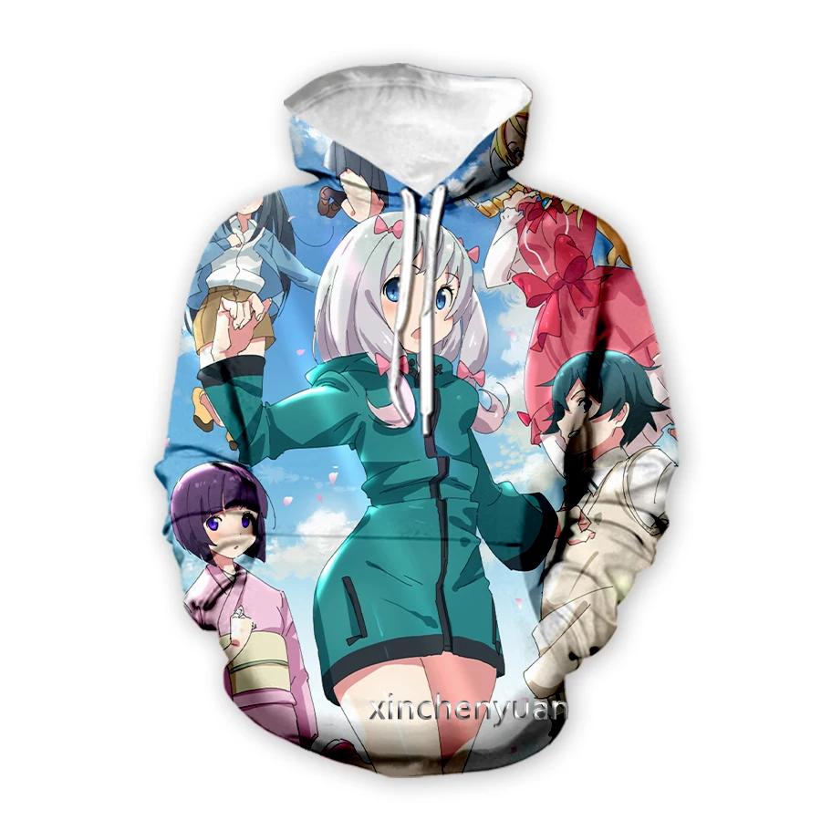 

xinchenyuan Sexy Izumi Sagiri Anime 3D Print Men Women Fashion Clothing Street Hip Hop Casual Sweatshirt Hoodies Z14