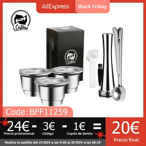 Reusable Nespresso Coffee Capsule i Cafilas