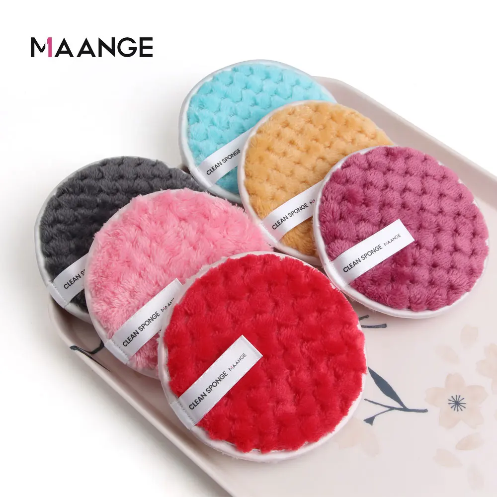 2/3 Sợi Nhỏ Mềm Tẩy Trang Khăn Có Thể Tái Sử Dụng Rửa Mặt Vải Lót Mặt Bụi Sang Trọng Phồng Nền Mặt Da dụng Cụ Chăm Sóc