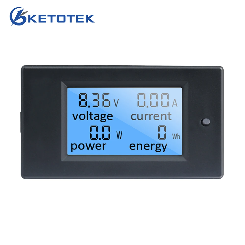 Digital Meter DC 6.5-100V Voltmeter Ammeter 20A/50A/100A 4 IN1 LCD Voltage Current Multifunction Power Energy Meter Tester Shunt