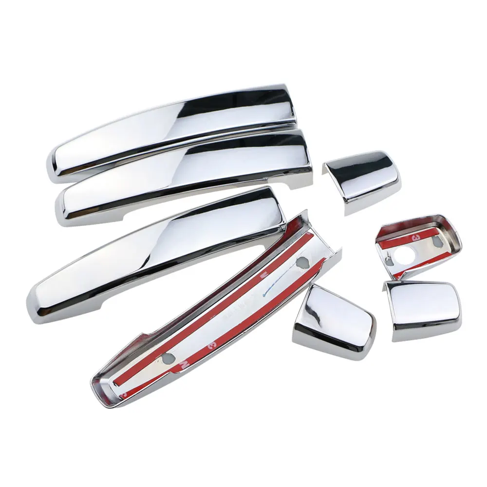 Carmilla ABS Chrome Car Door Handle Protective Cover Door Handles Trim Sticker for Chevrolet Cruze Sedan Hatchback Accessories