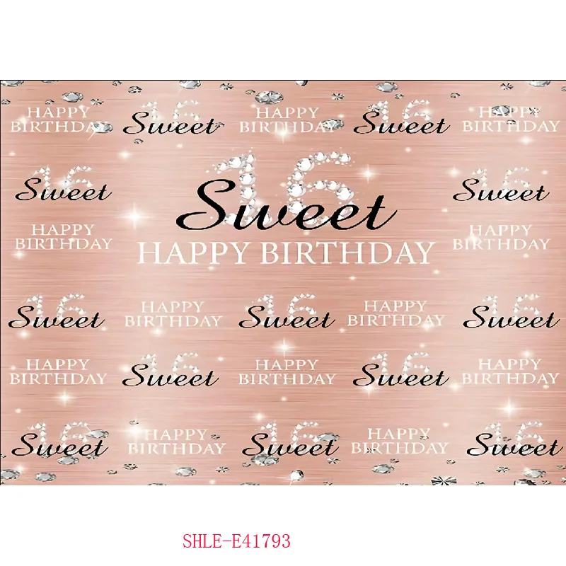 ZHISUXI SHUOZHIKE Children Birthday Photography Backdrops 1st Baby Shower Newborn Party Photo Studio Background 21519-s4